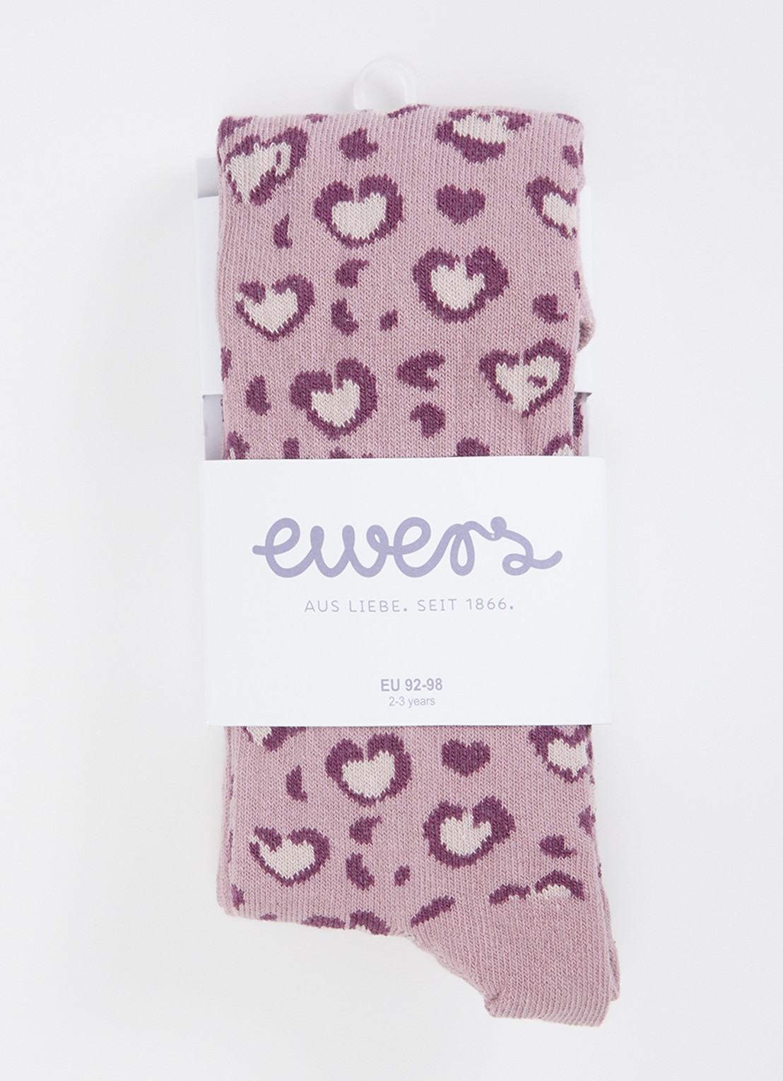Ewers Maillot in katoenblend met panterprint - voorkant 4 lila