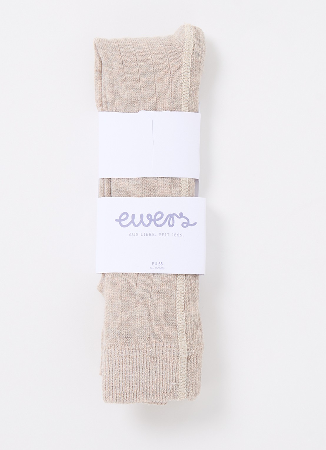 Ewers Maillot met ribstructuur - voorkant 2 beige