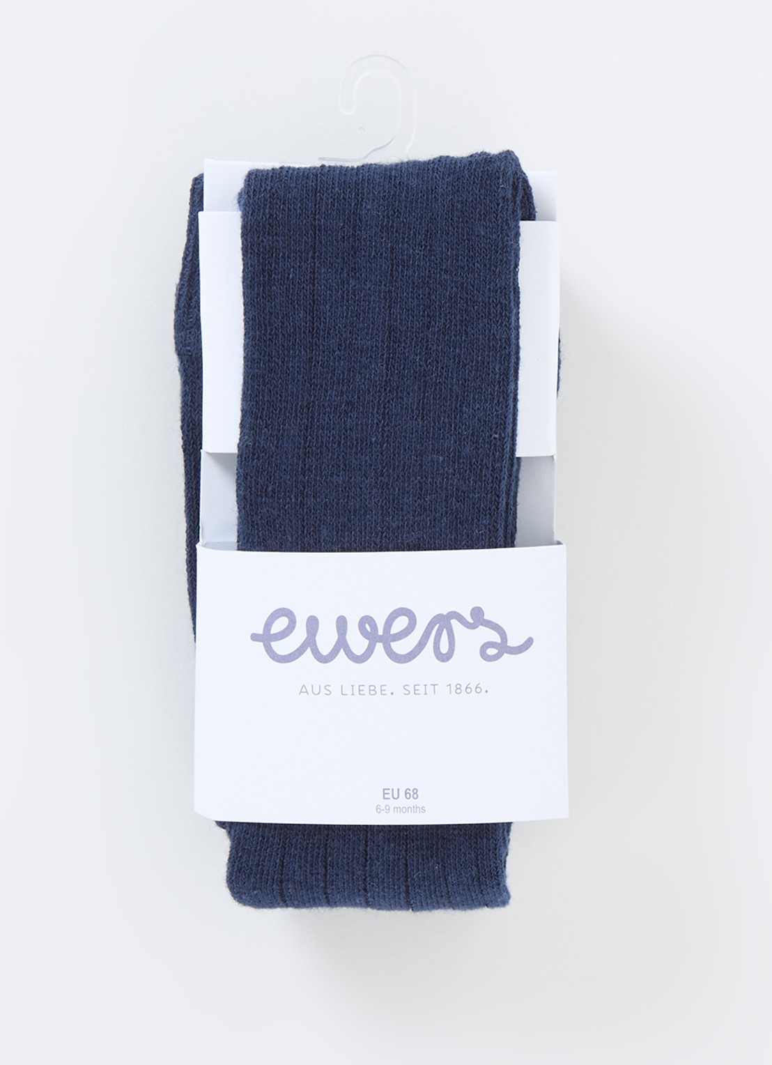 Ewers Maillot met ribstructuur - voorkant 2 donkerblauw