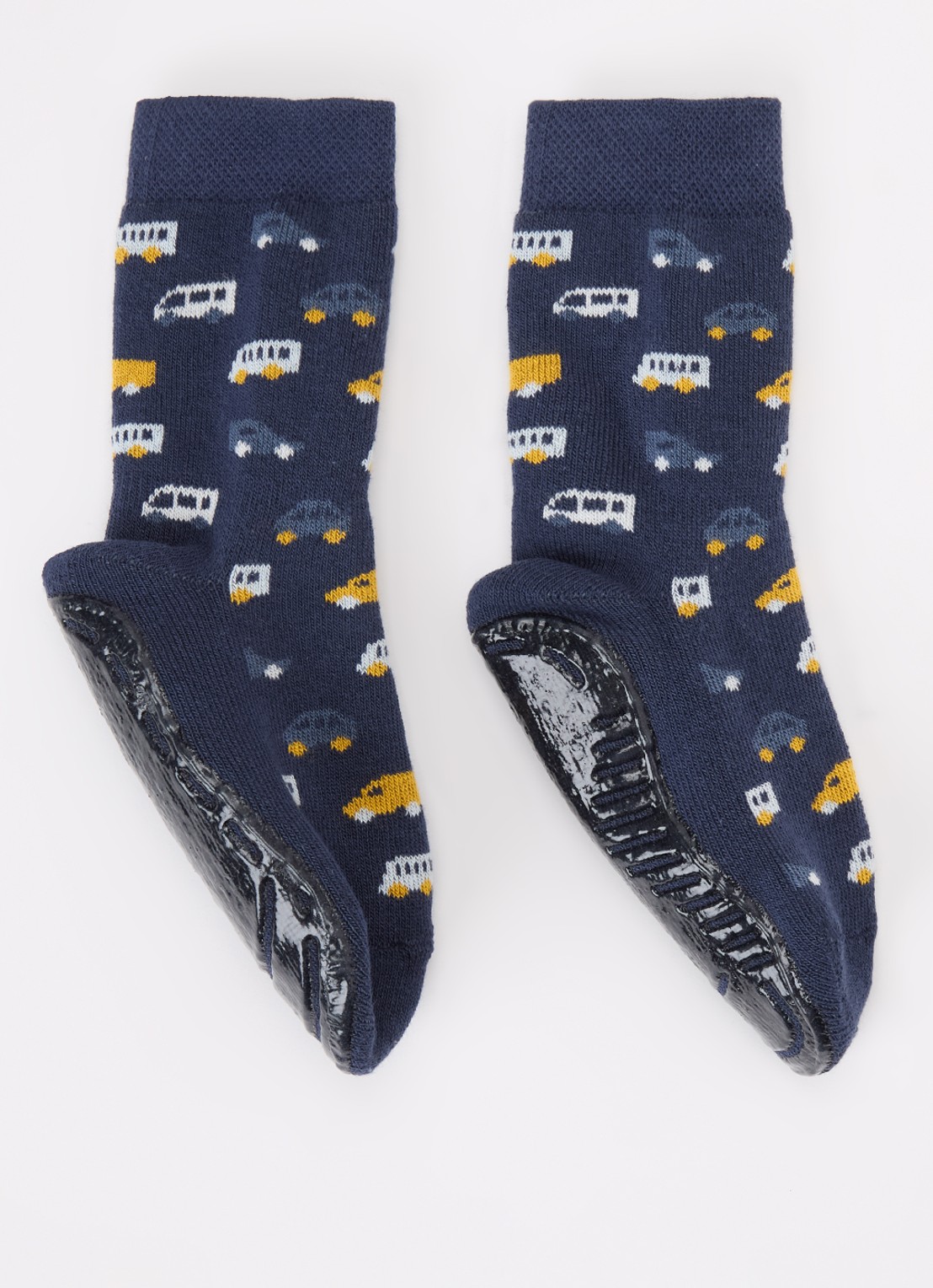 Ewers Sokken met print - voorkant 2 donkerblauw