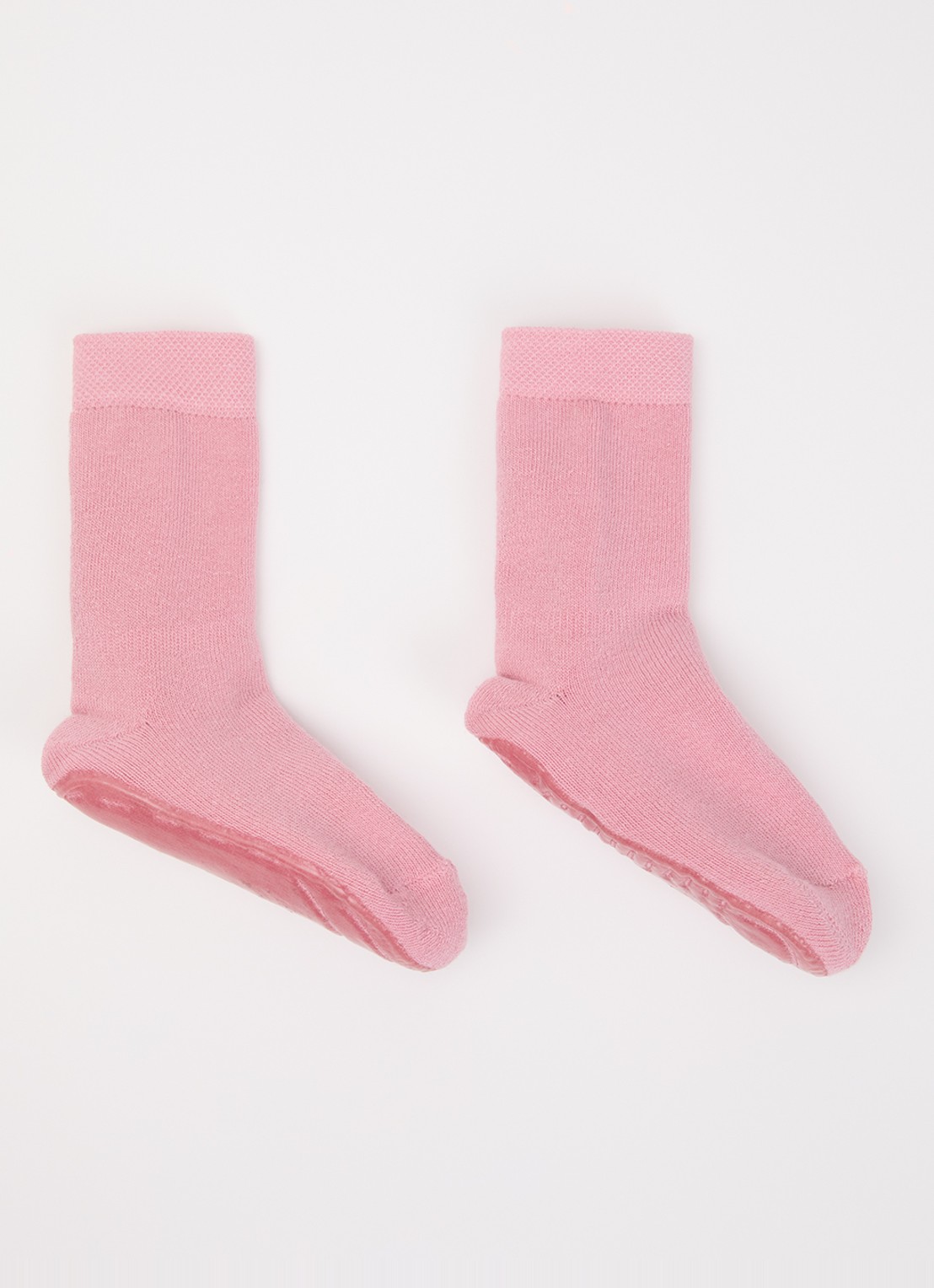 Ewers Stoppersocken sok in katoenblend met anti-slip  - voorkant roze