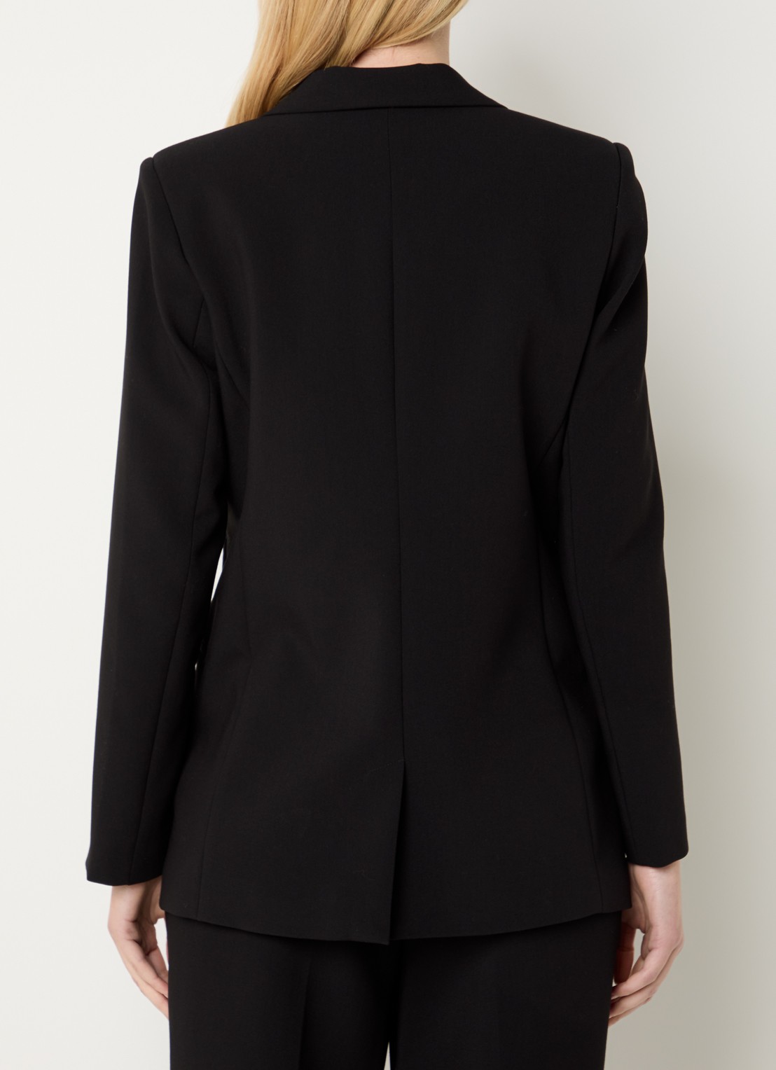 Expresso Blazer met paspelzakken en stretch - achterkant 2 zwart