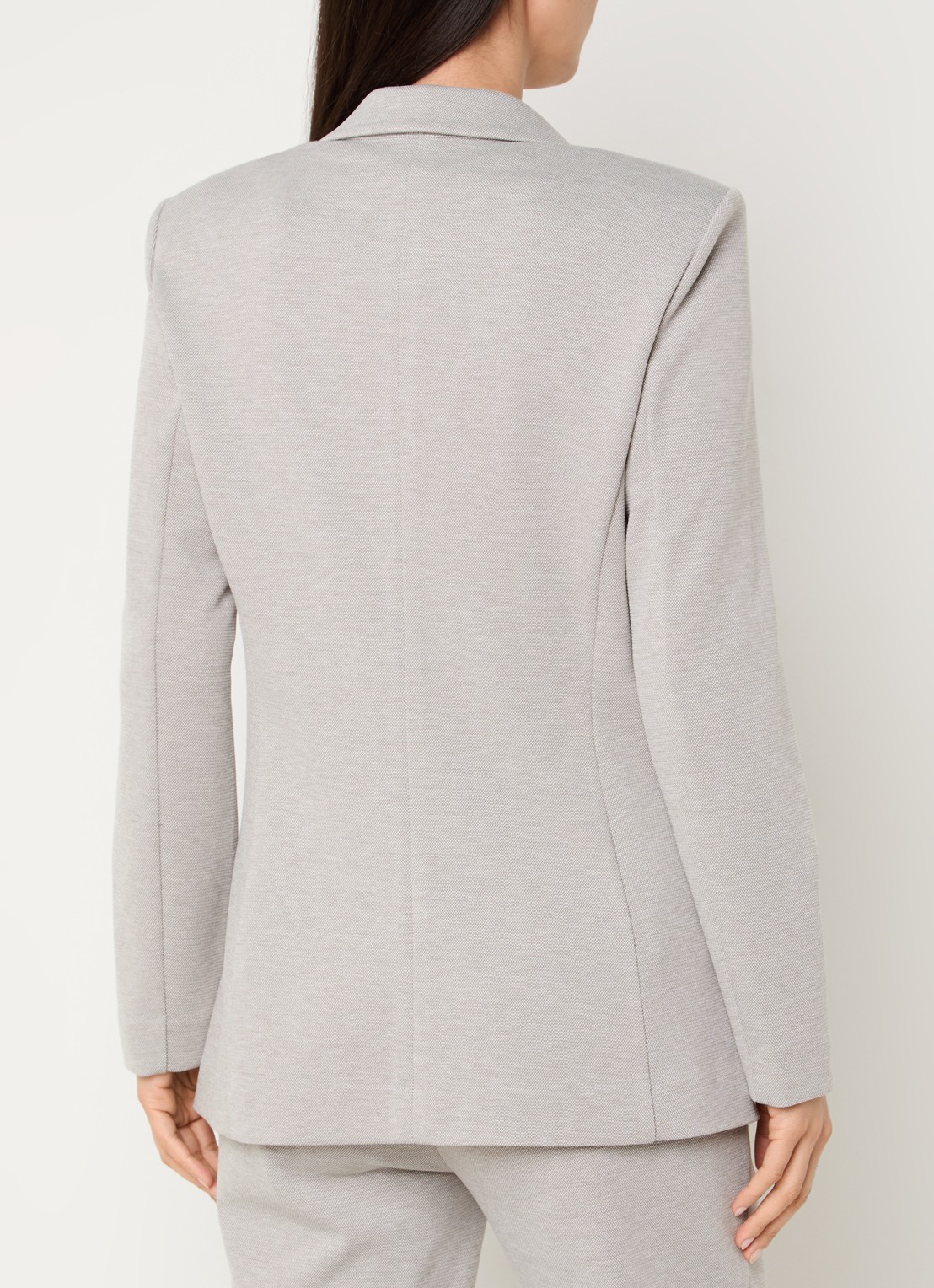 Expresso Blazer met paspelzakken - achterkant lichtgrijs