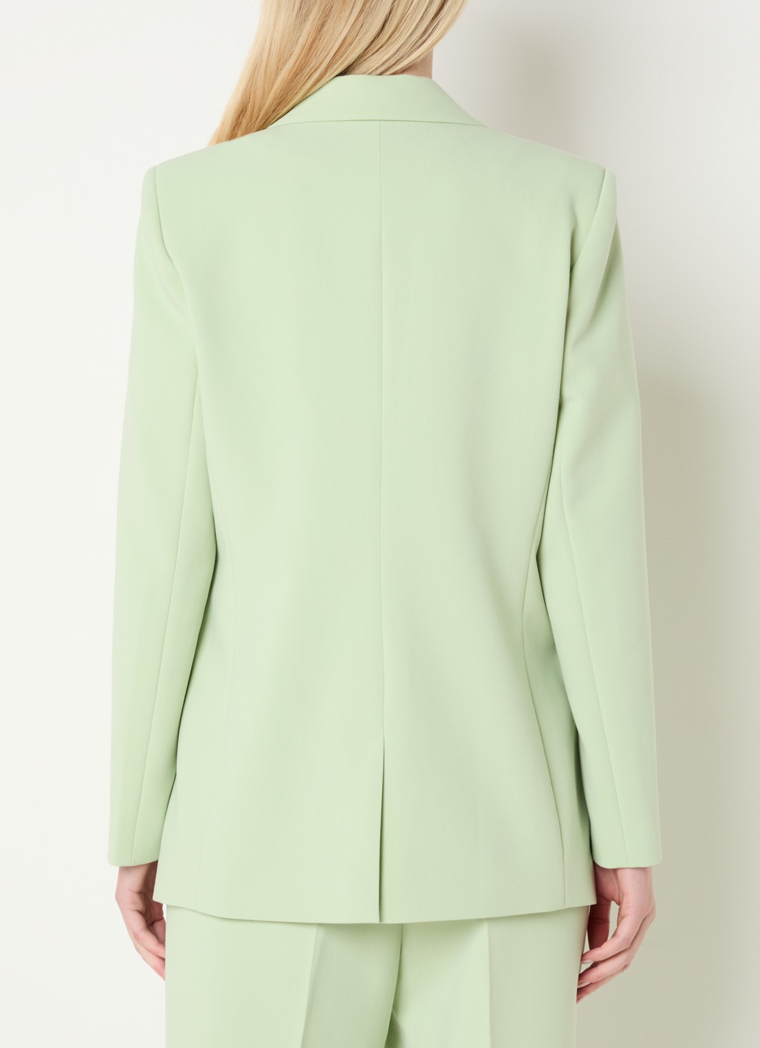 Expresso Blazer met paspelzakken - achterkant 4 lindegroen