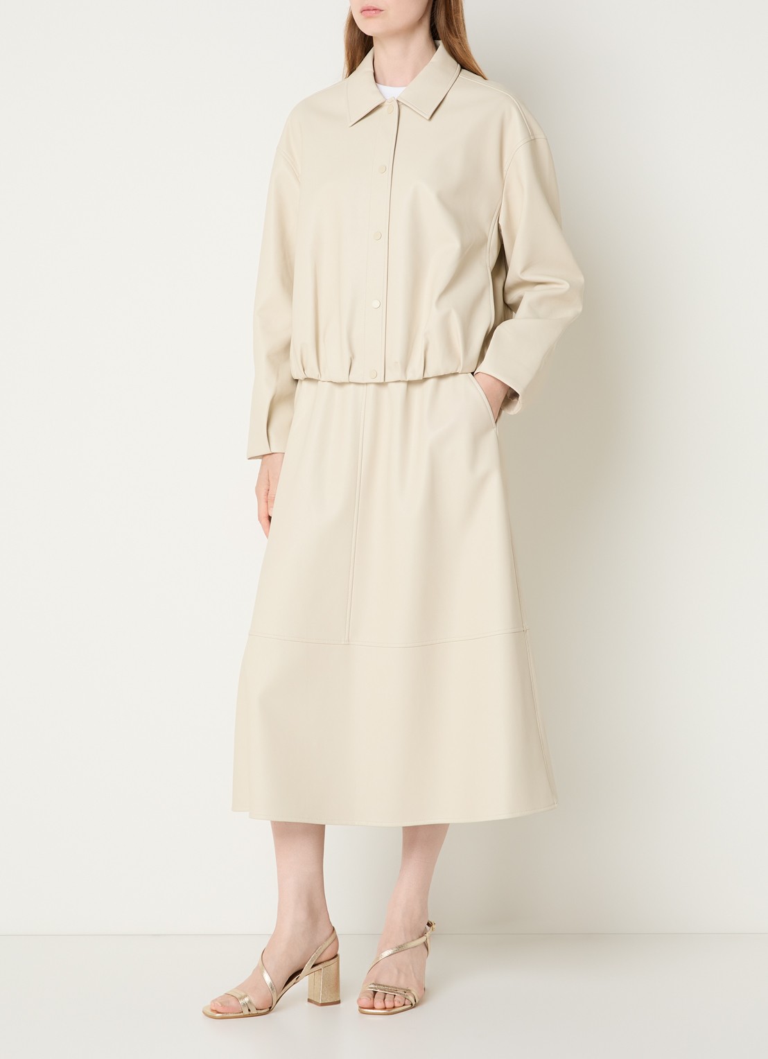 Expresso Jack van imitatieleer - voorkant 3 beige