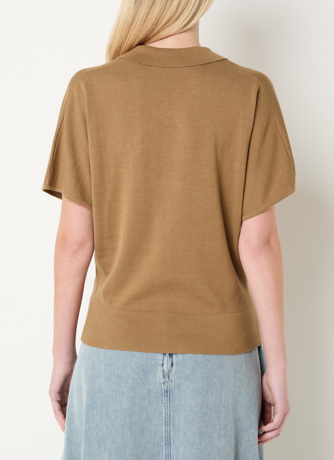 Expresso Polo met stretch - achterkant 3 wit