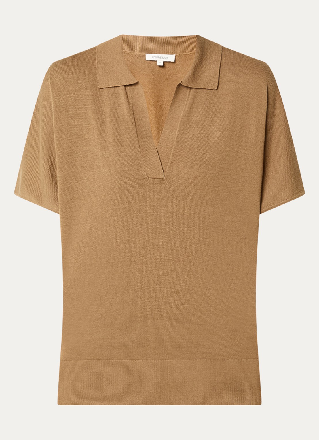 Expresso Polo met stretch - voorkant wit