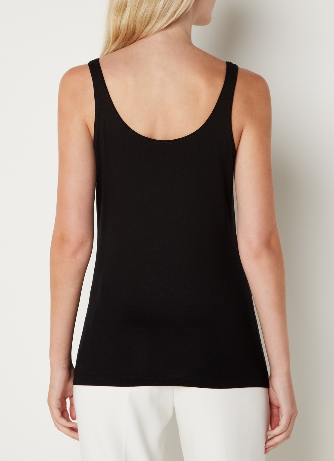 Expresso Singlet met stretch - achterkant zwart