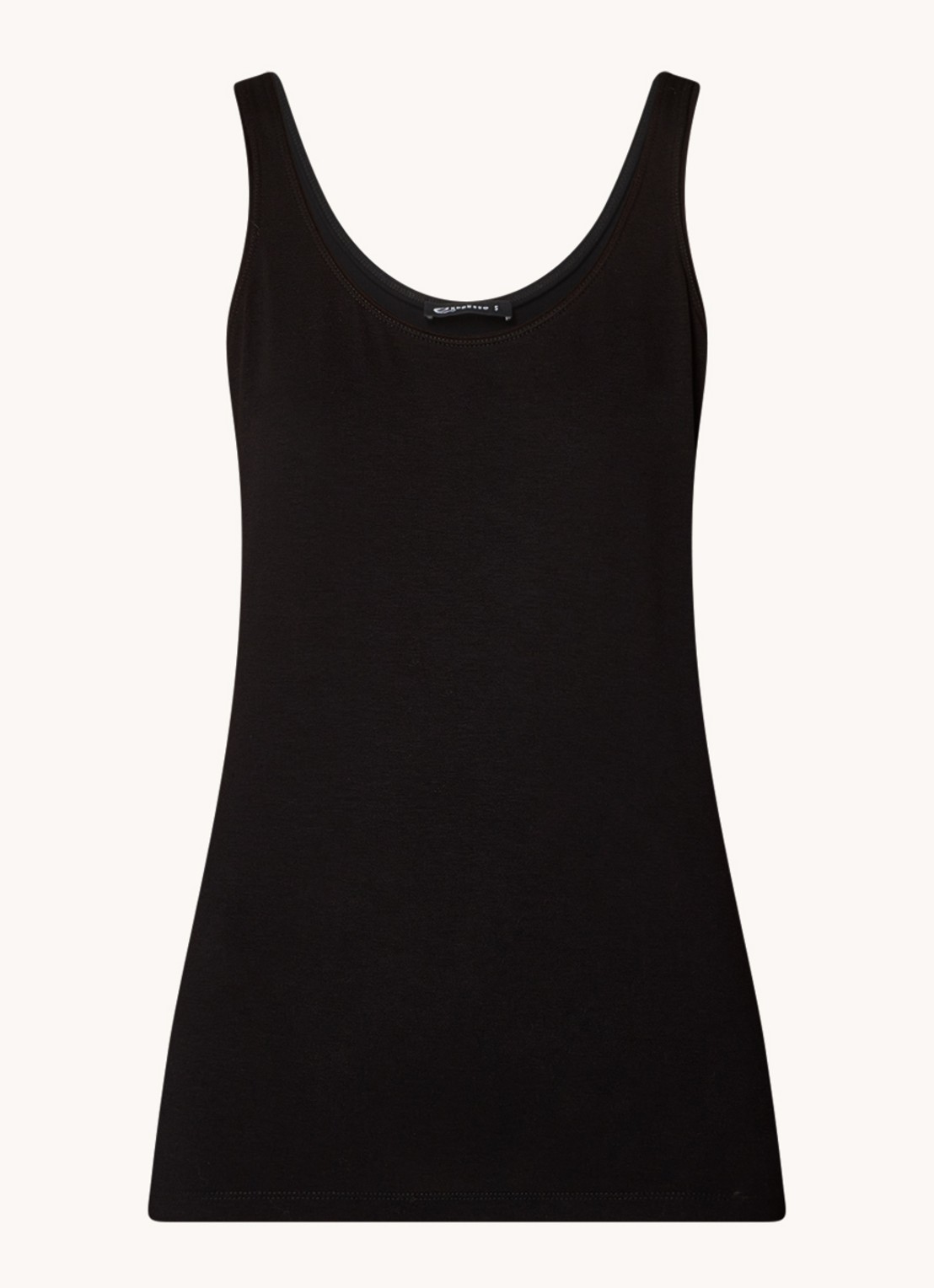 Expresso Singlet met stretch - voorkant 2 zwart