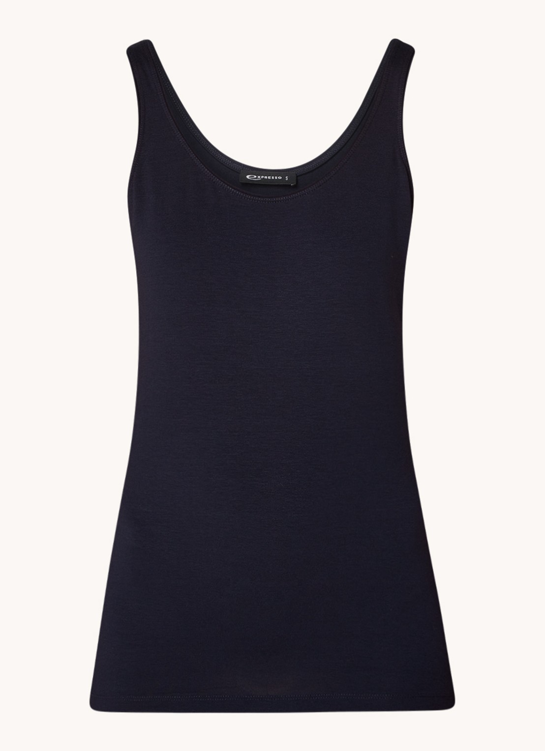 Expresso Singlet met stretch - voorkant 2 donkerblauw
