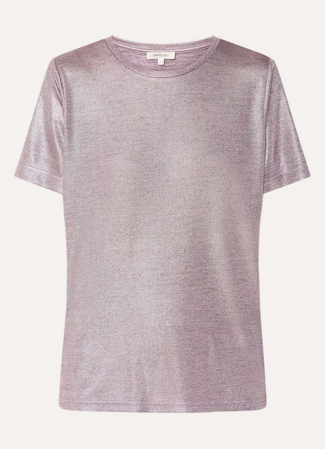 Expresso T-shirt met lurex - voorkant 3 lila