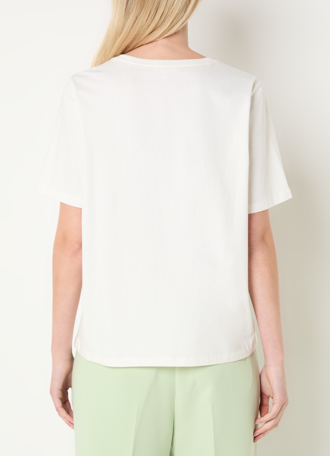 Expresso T-shirt met pailletten - achterkant 2 wit