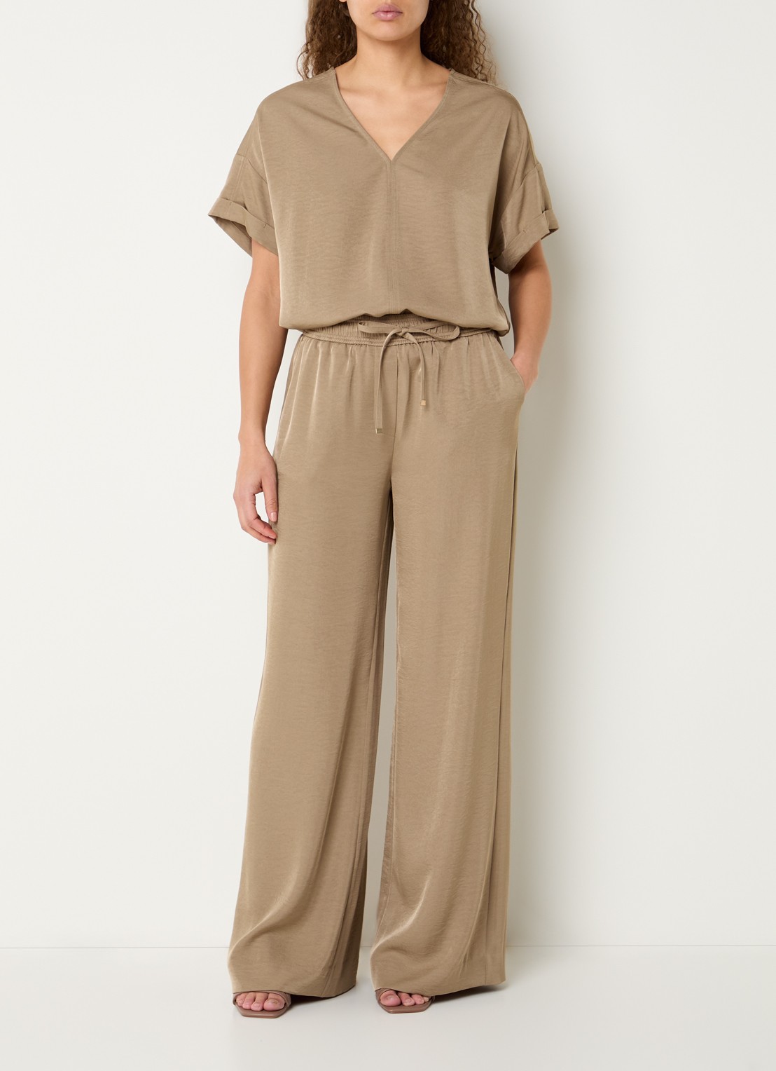 Expresso Top met glanzende finish  - voorkant 2 roestbruin