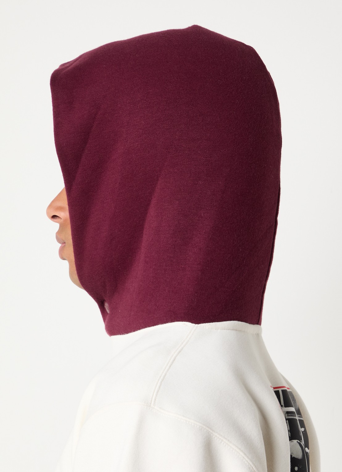 F1 All Hands hoodie met logo- en backprint - detail 2 creme