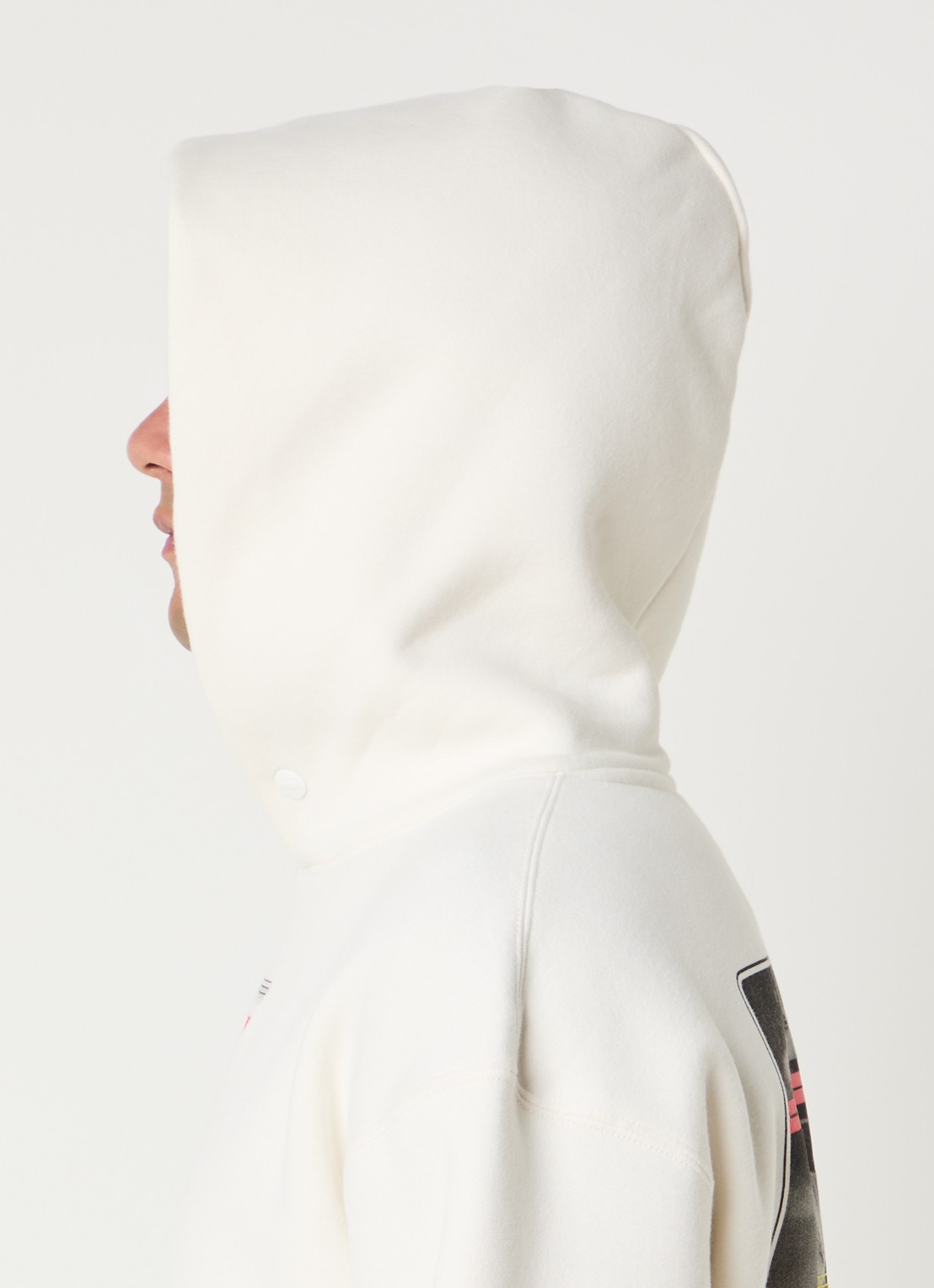 F1 Turbocharged hoodie met print - detail 4 creme