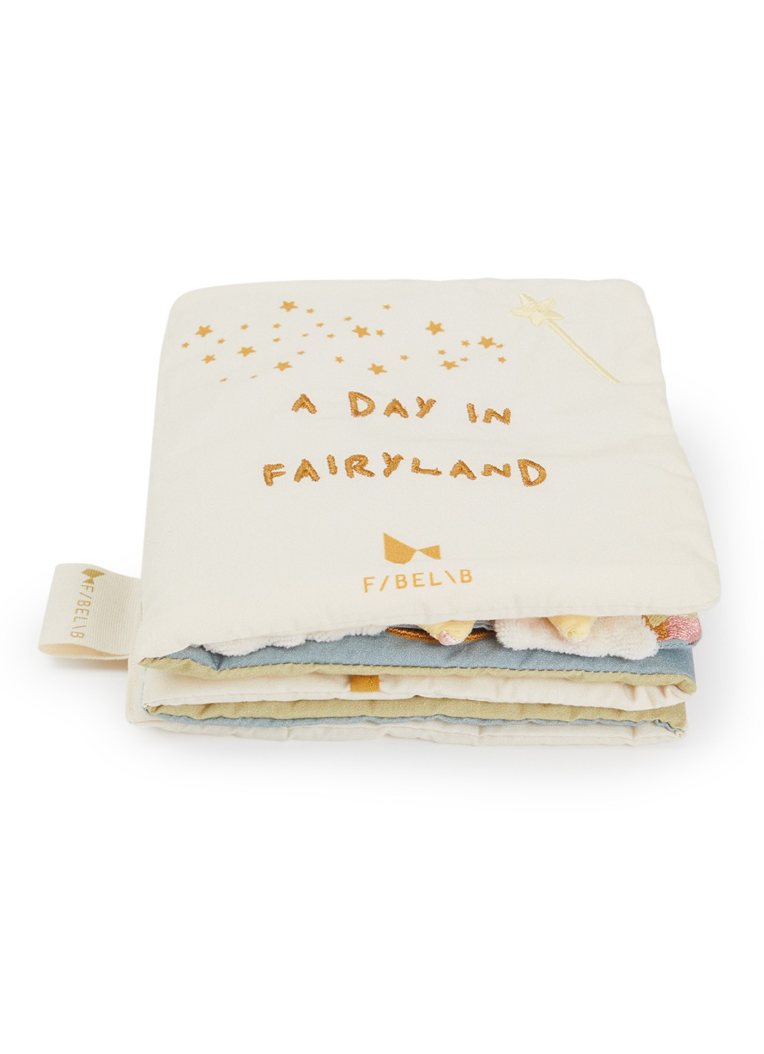Fabelab Fairy babyboekje - voorkant beige