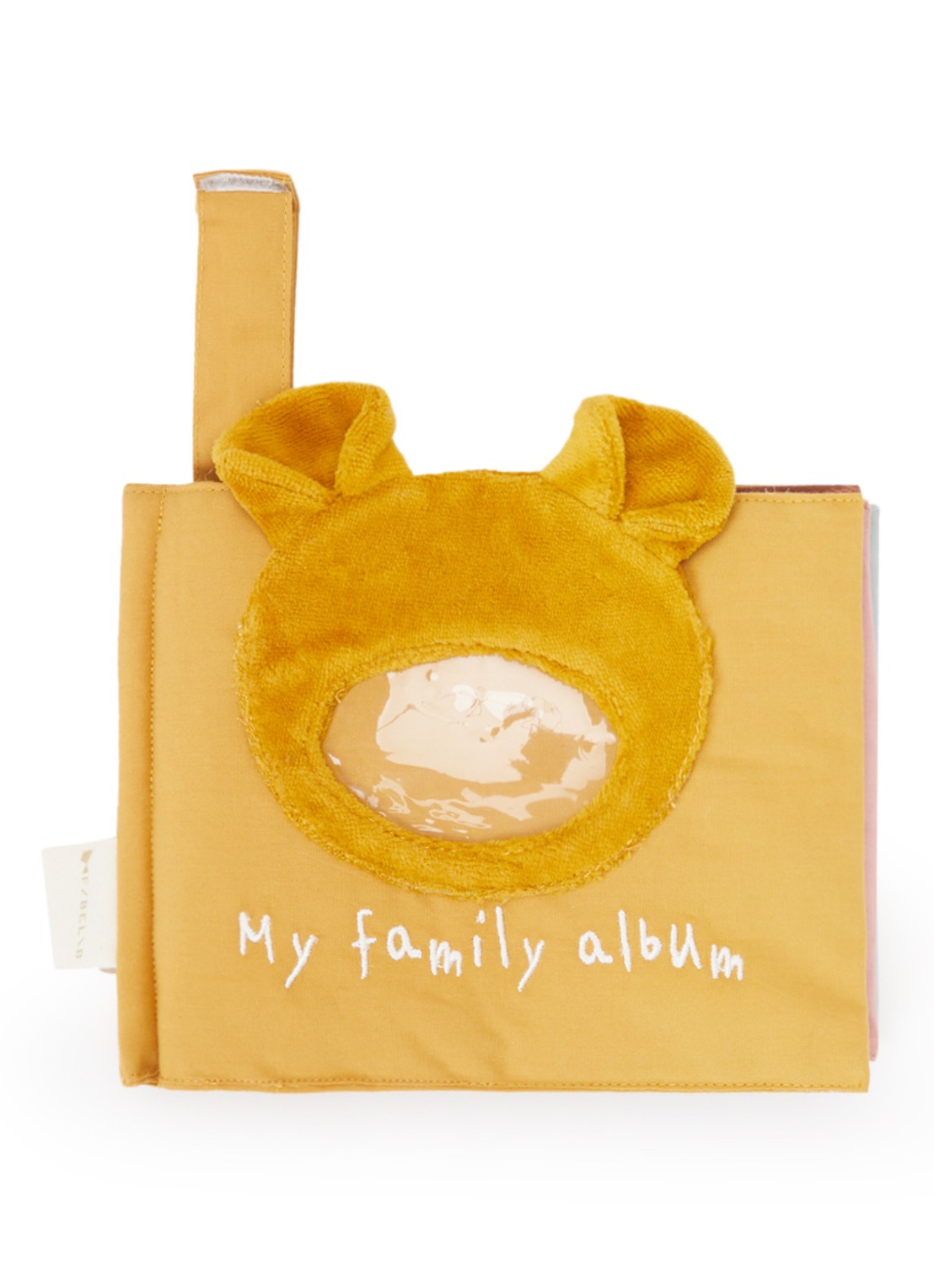 Fabelab My Family Album Fotoboek 14 x 18 cm - voorkant mosterd