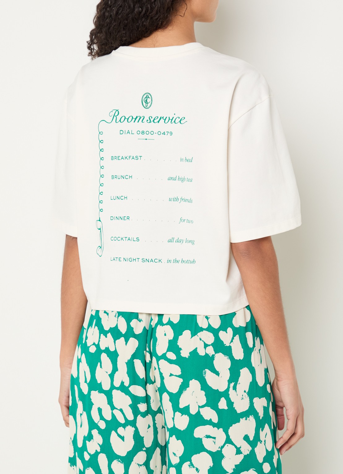 Fabienne Chapot Benja T-shirt met print - detail gebroken wit