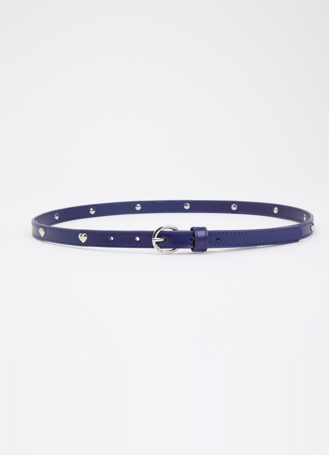 Fabienne Chapot Bold Love riem van leer  - voorkant 2 paars