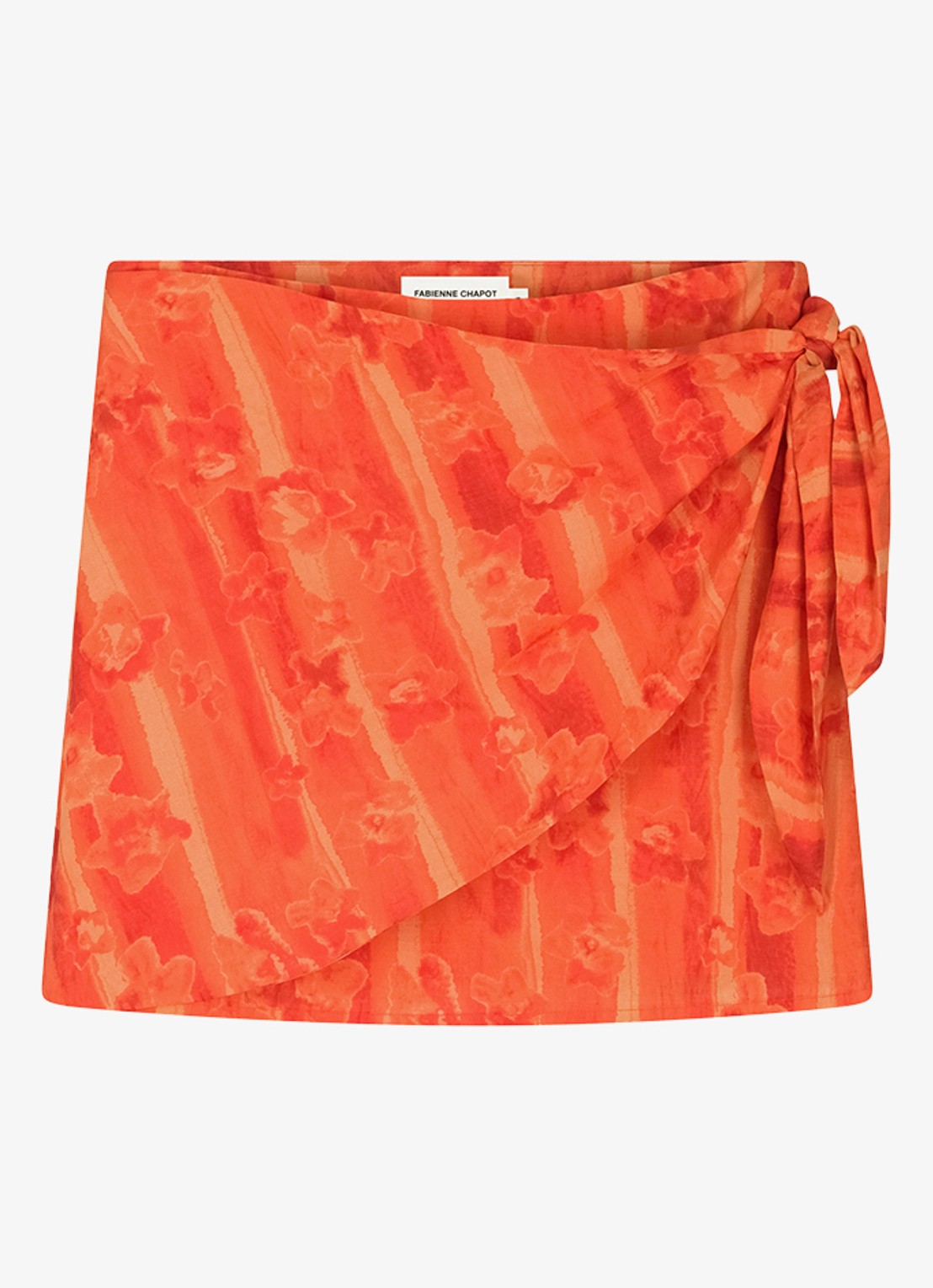 Fabienne Chapot Costa minirok met print - voorkant orange