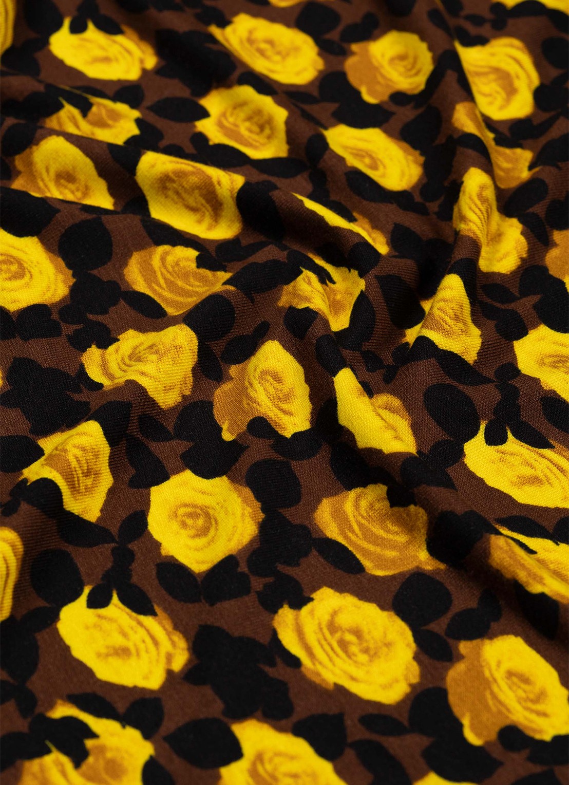 Fabienne Chapot Roe top met bloemenprint - detail 2 geel