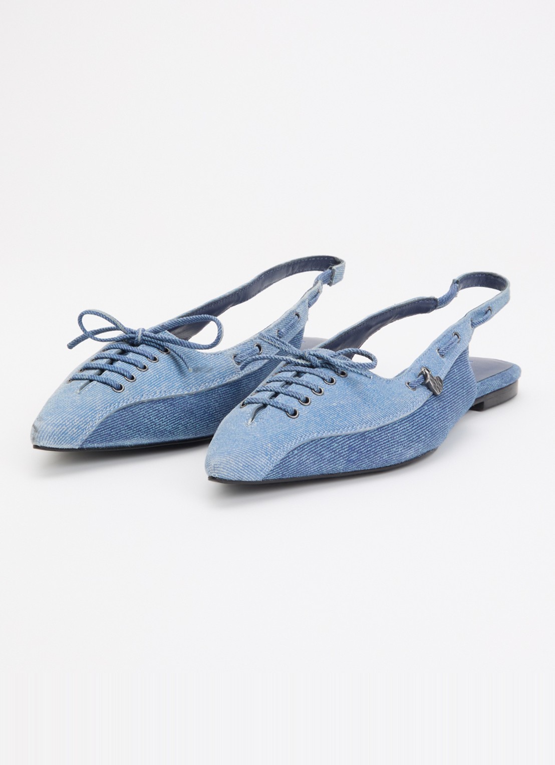 Fabienne Chapot Sailor slingback met strikdetail - detail 3 indigo