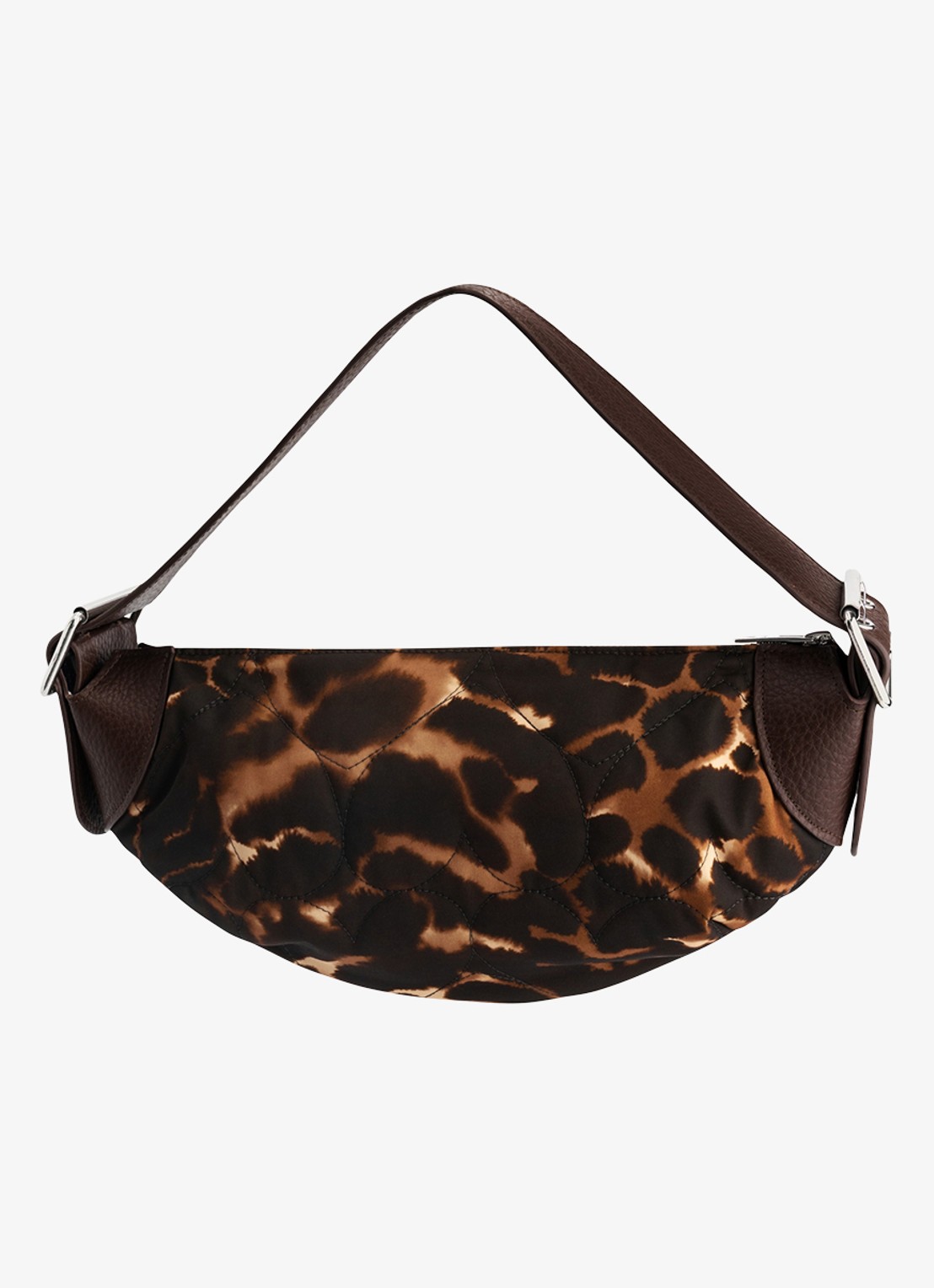 Fabienne Chapot Taffy schoudertas met dierenprint - detail lichtbruin