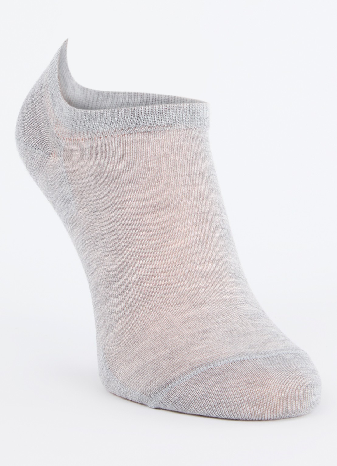 Falke Active Breeze sneakersokken in lyocellblend - voorkant 2 lichtgrijs