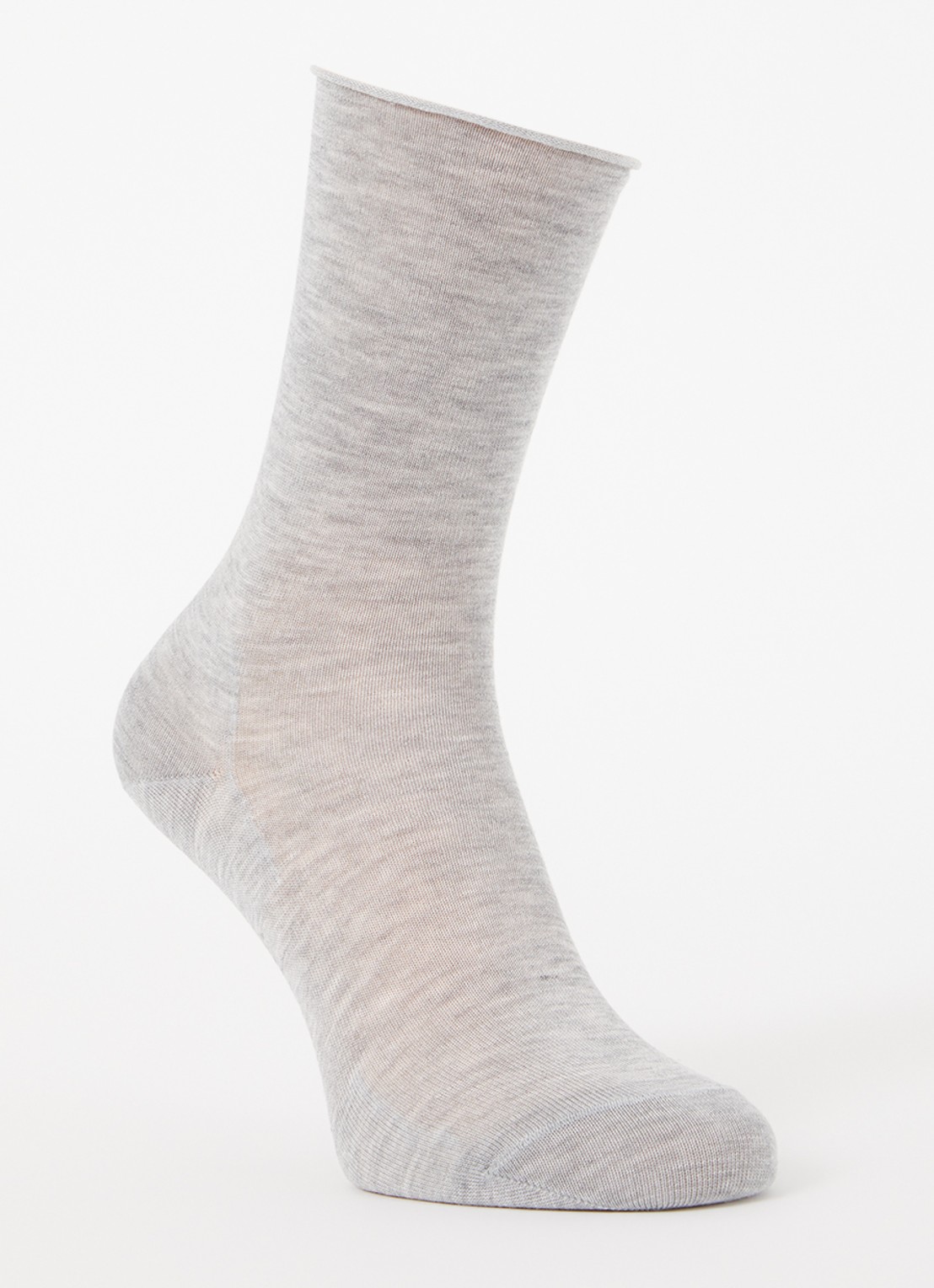 Falke Active Breeze sneakersokken in lyocellblend - voorkant lichtgrijs