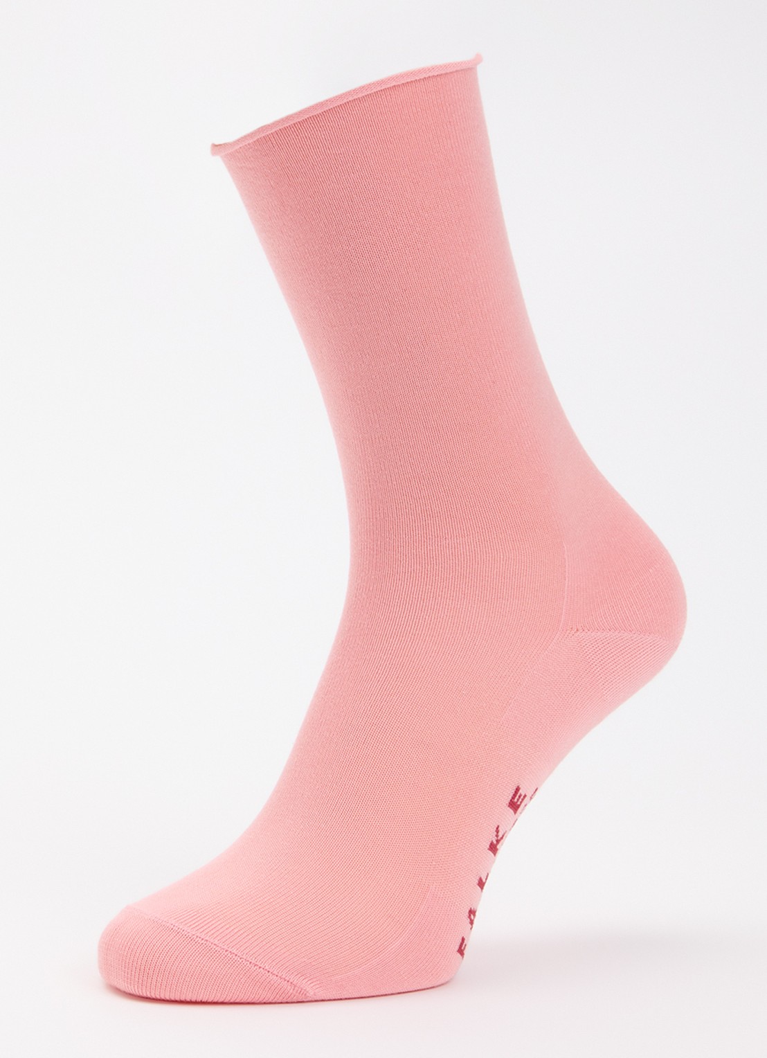 Falke Active Breeze sokken met logo - detail zalmroze