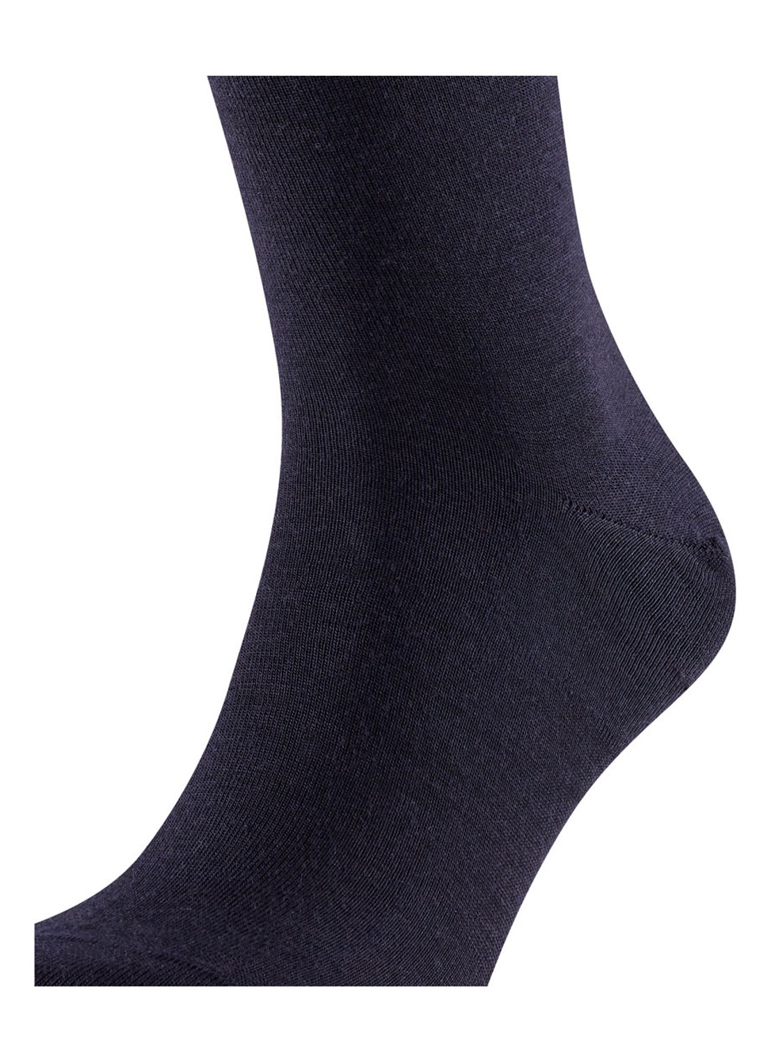 Falke Airport kniekousen in uni - detail 4 donkerblauw