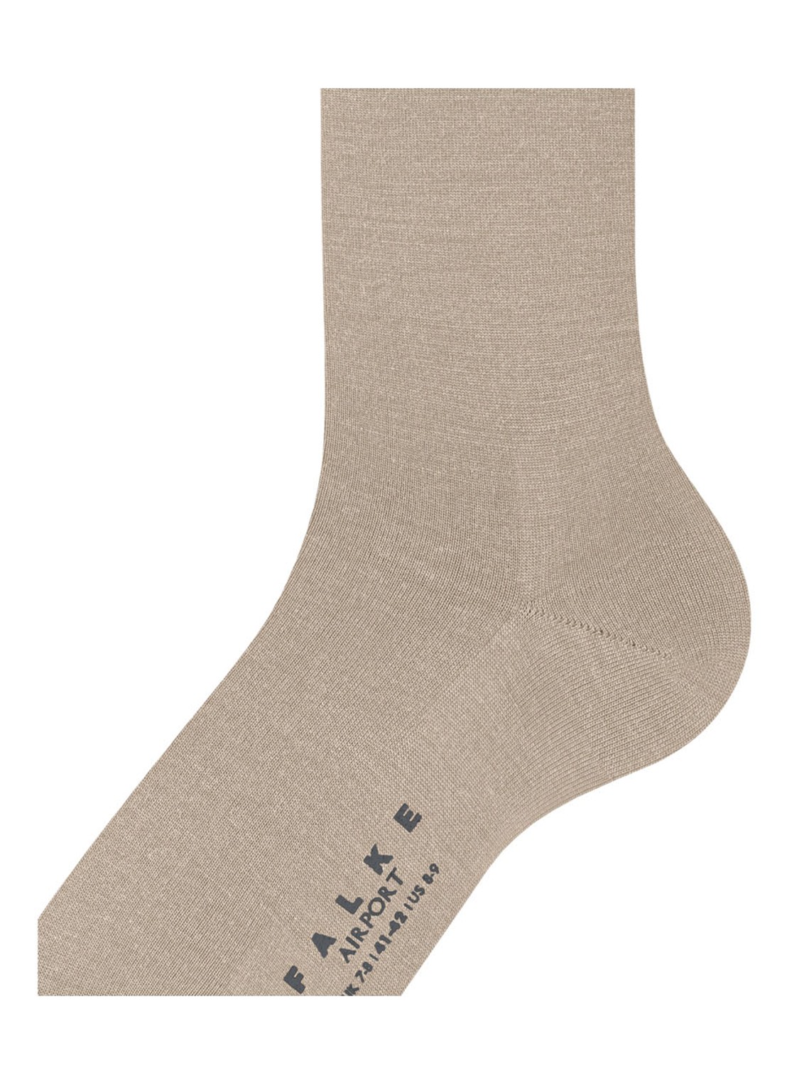 Falke Airport sokken in wolblend - detail 3 beige
