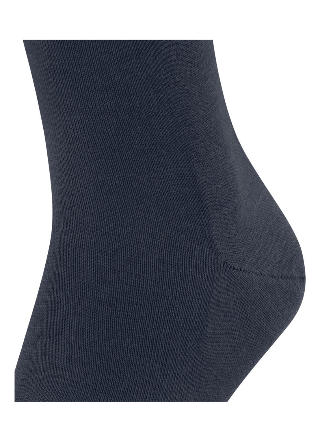 Falke Airport sokken in wolblend - detail 4 donkerblauw