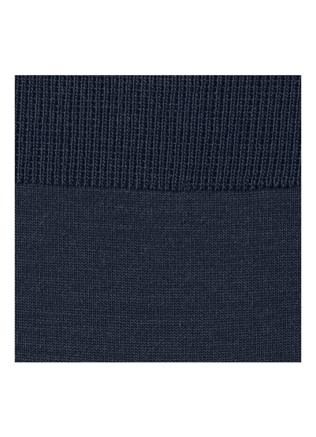 Falke Airport sokken in wolblend - detail 5 donkerblauw