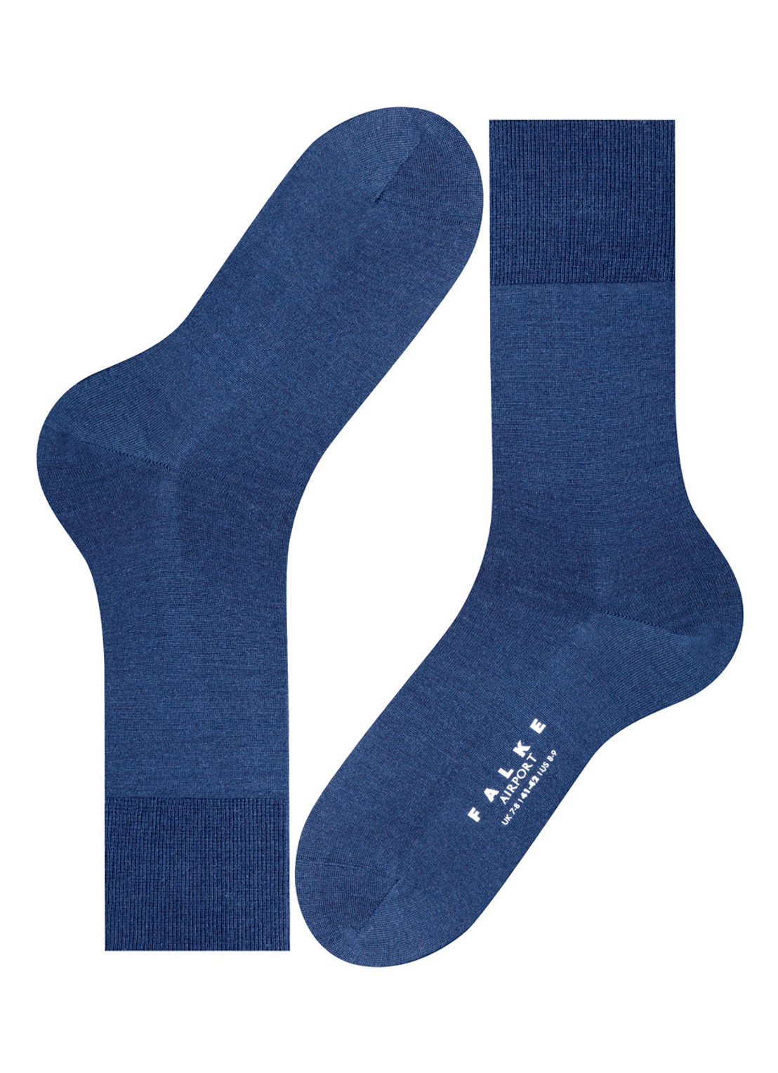 Falke Airport sokken - detail 4 middenblauw