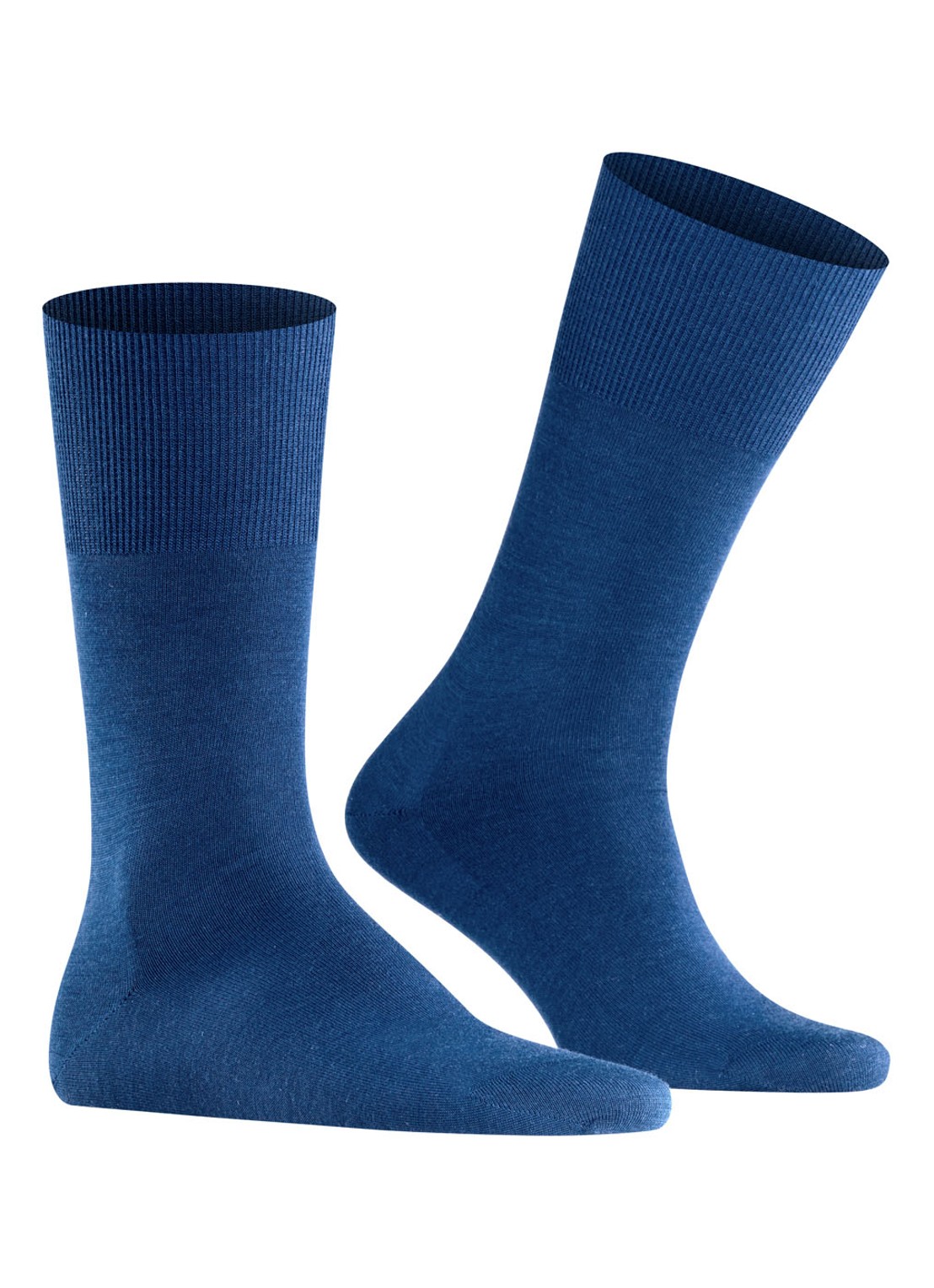 Falke Airport sokken - voorkant 2 middenblauw