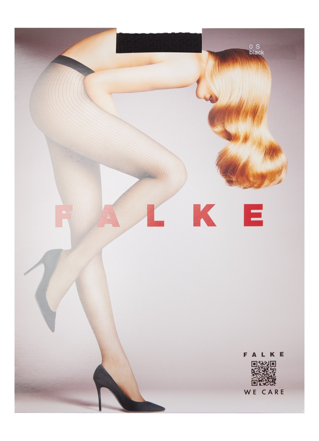 Falke Body Chain panty in 20 denier - voorkant zwart