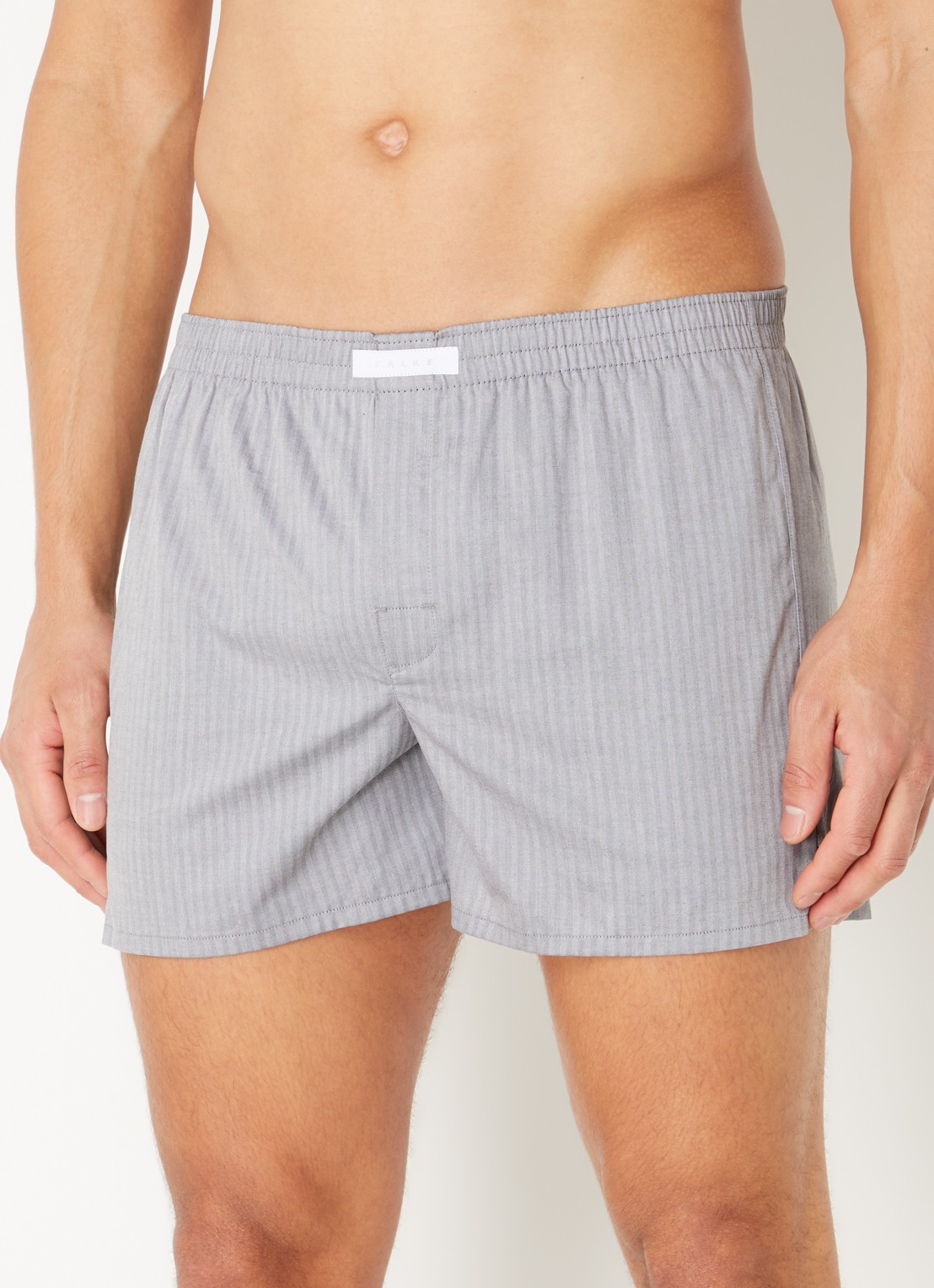 Falke Boxershort met logo  - detail 3 grijs