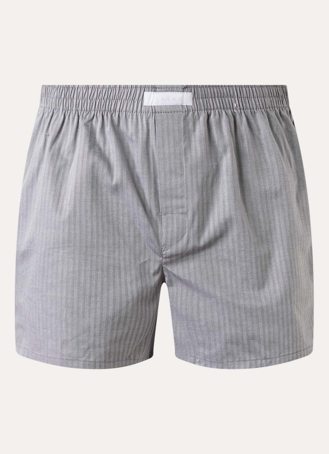 Falke Boxershort met logo  - voorkant grijs