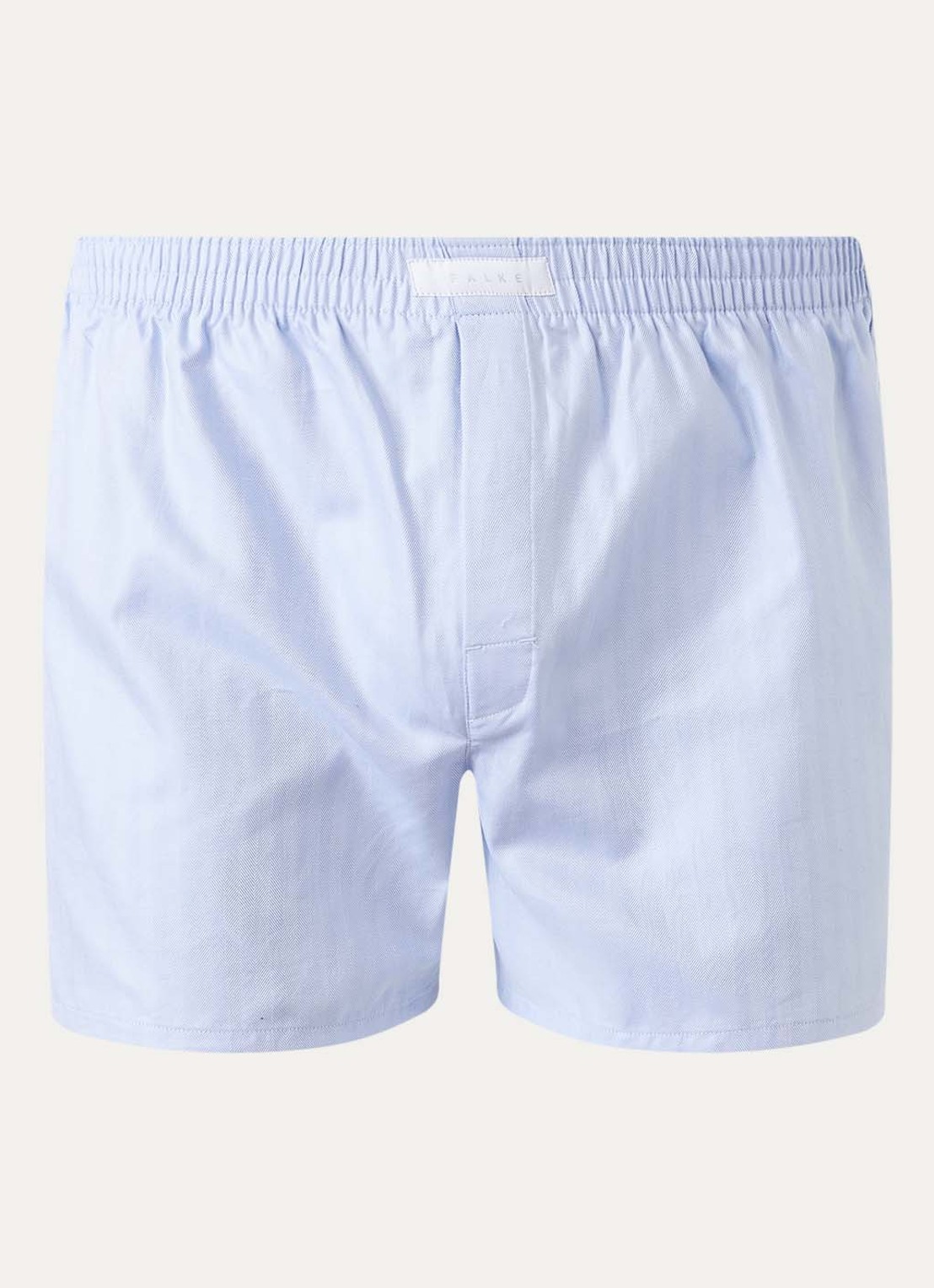 Falke Boxershort met logo  - voorkant 2 lichtblauw