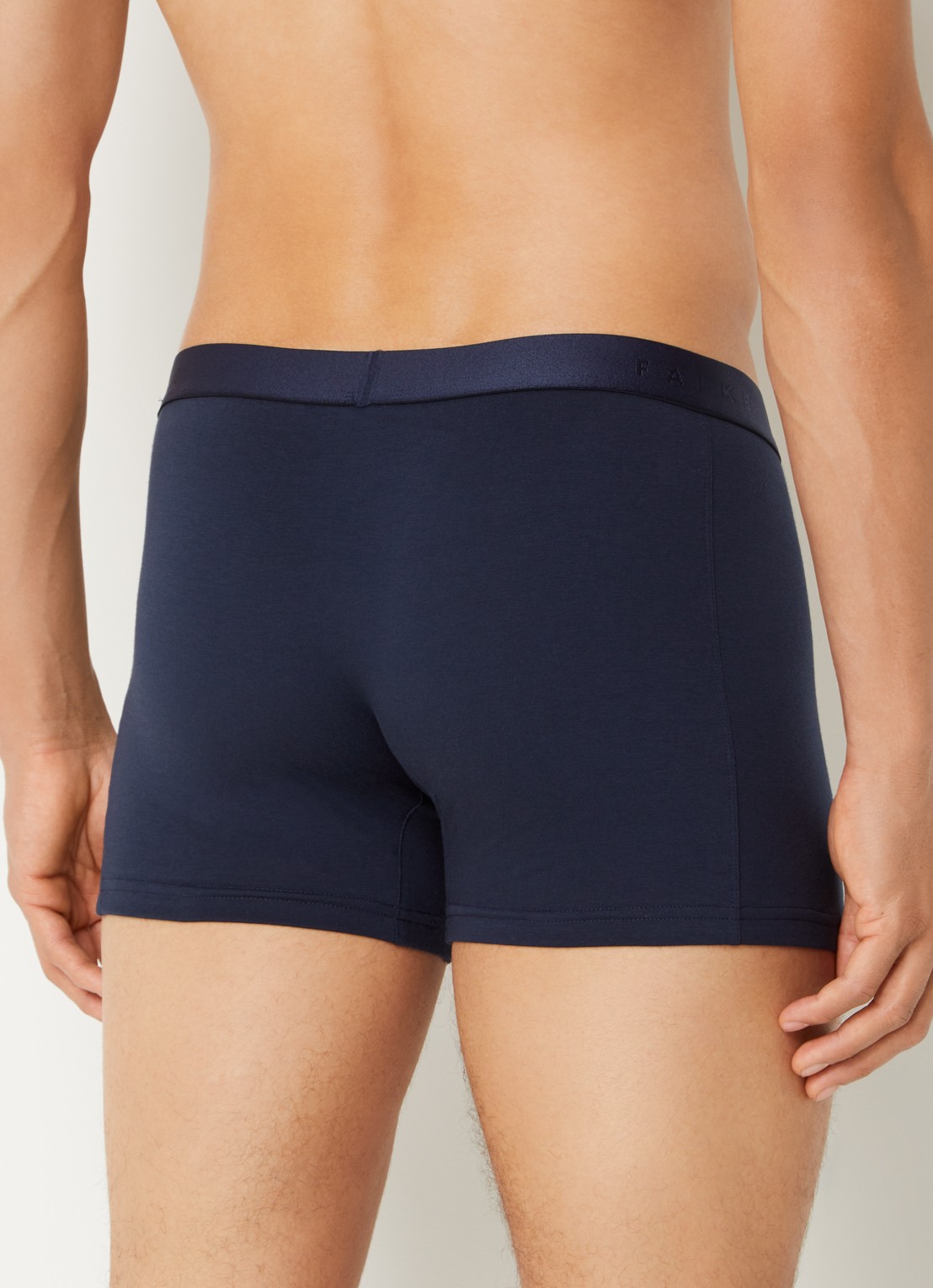 Falke Boxershorts met logoband in 2-pack - achterkant 3 donkerblauw