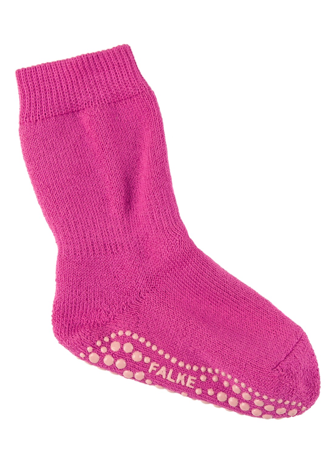 Falke Catspad sokken met antislip 10500 - voorkant fuchsia