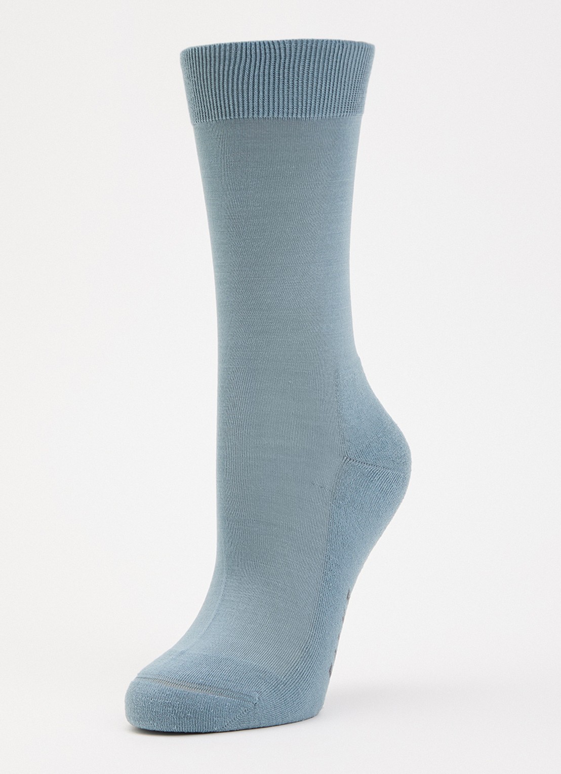 Falke Clima Cool sokken in wolblend  - detail 3 blauwgrijs