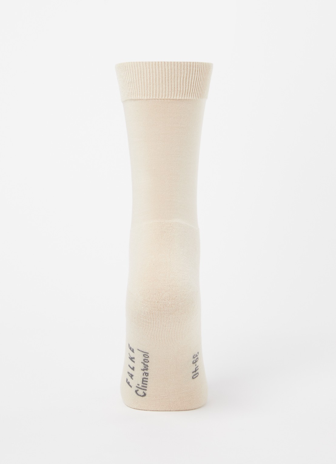 Falke Climawool sokken in scheerwolblend - voorkant 4 donkerbeige