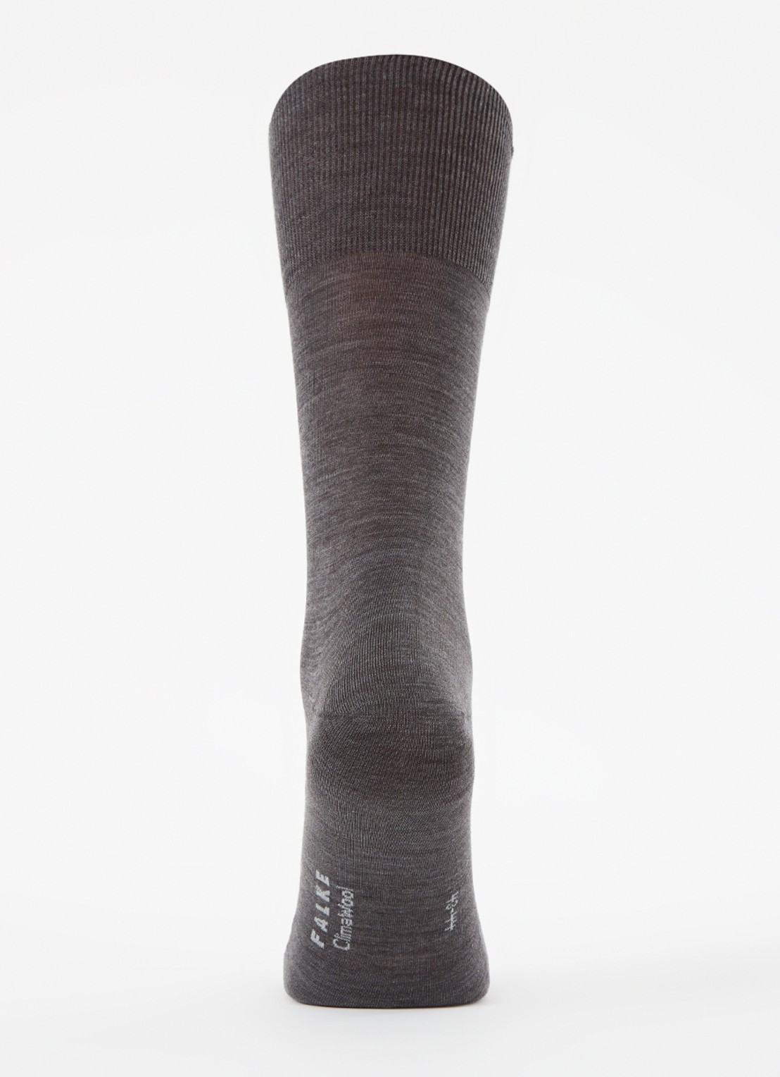 Falke Climawool sokken in scheerwolblend - voorkant 2 grijsmele