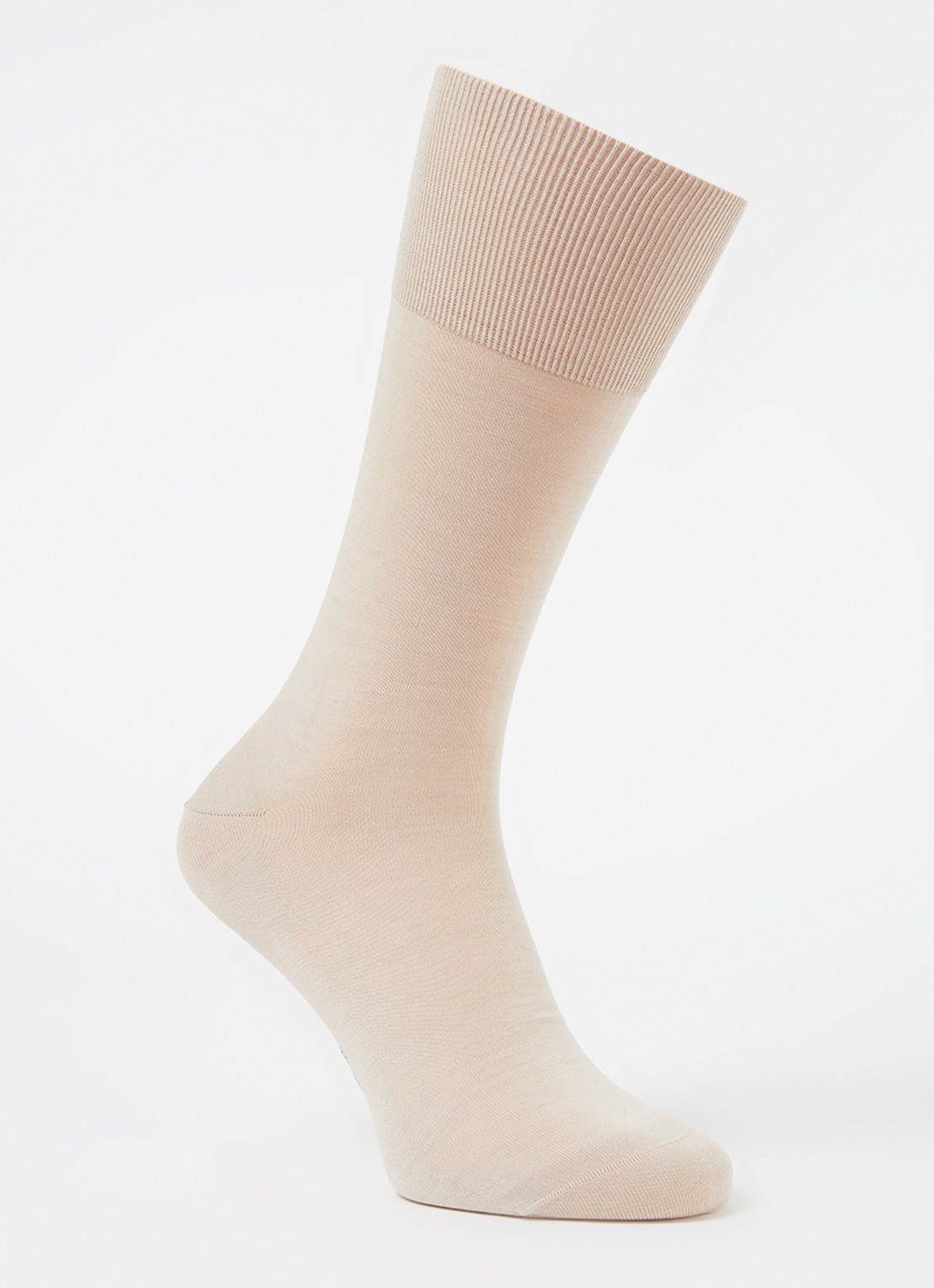 Falke Climawool sokken in scheerwolblend - voorkant beige