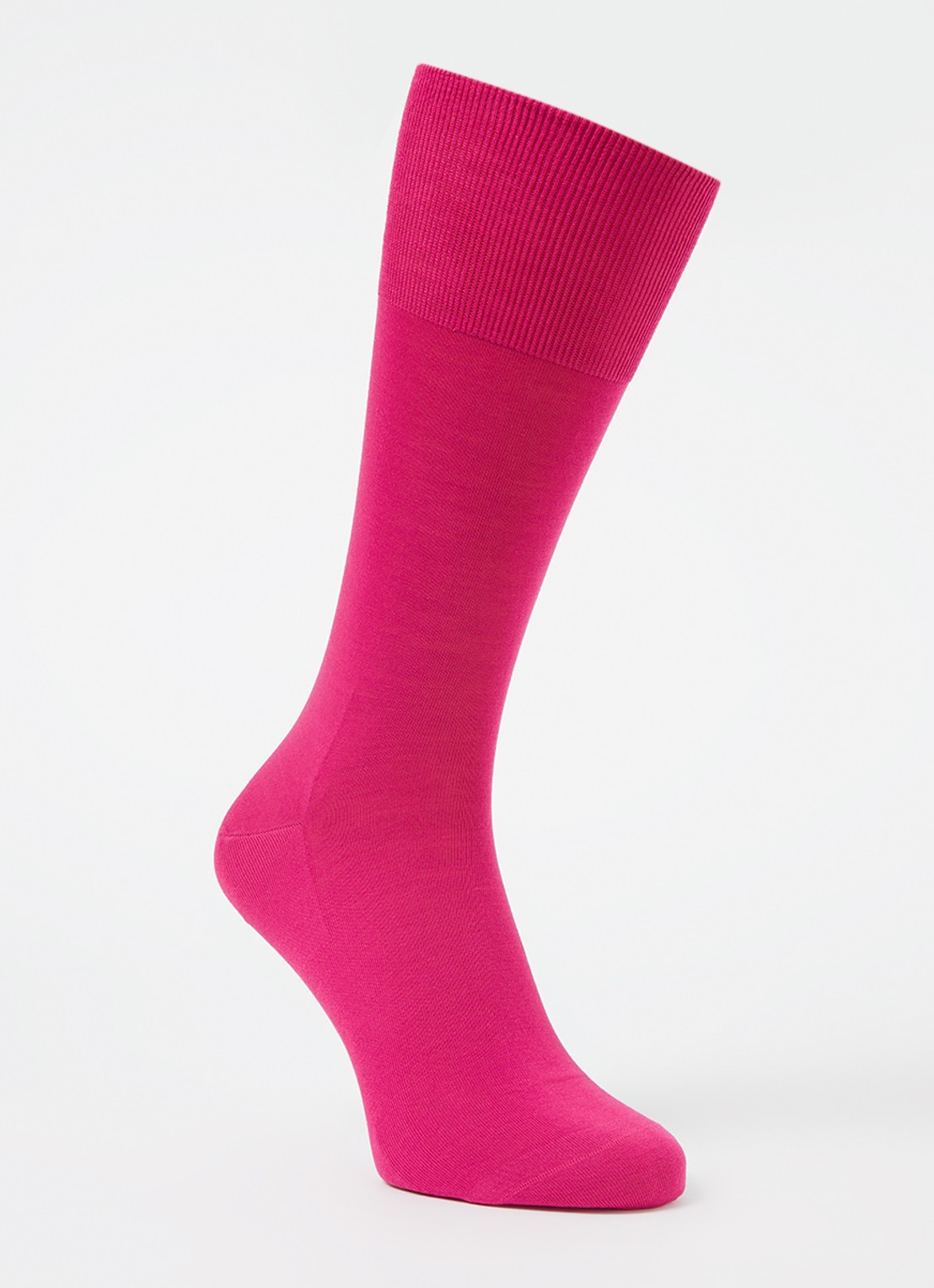 Falke Climawool sokken in scheerwolblend - voorkant donkerroze