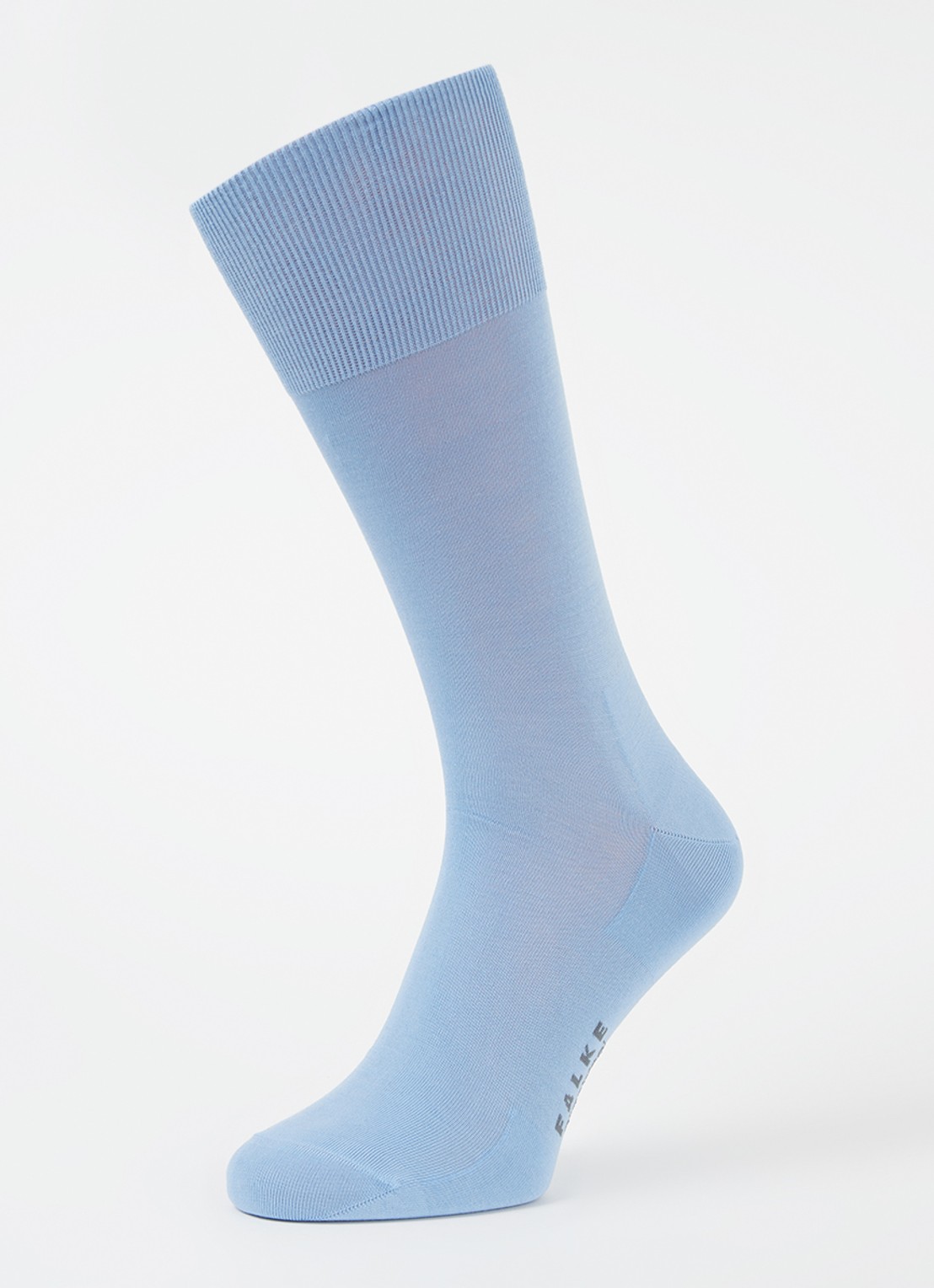 Falke Climawool sokken in scheerwolblend - detail 3 lichtblauw