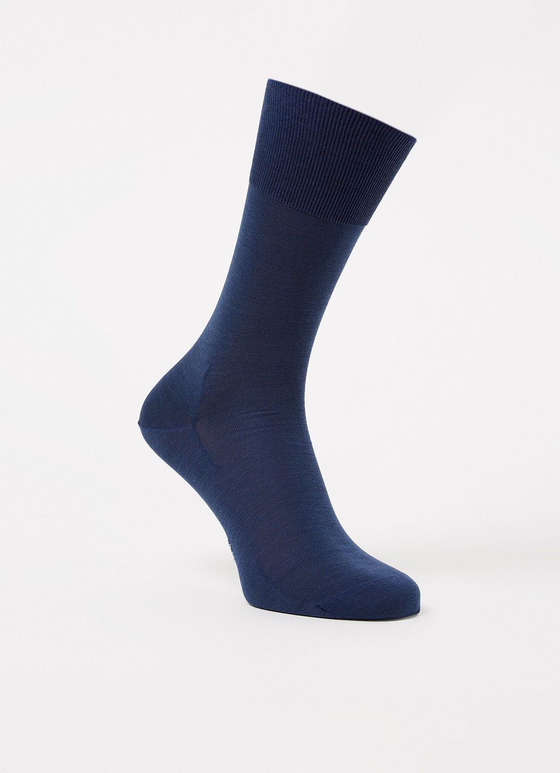 Falke Climawool sokken in scheerwolblend - voorkant royalblauw