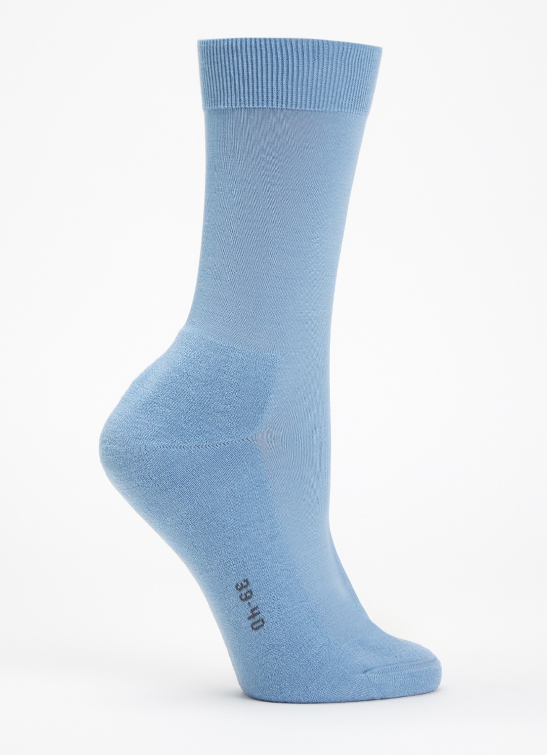 Falke Climawool sokken in wolblend - detail blauw